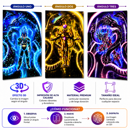SENKAI™ Póster Lenticular 3D
