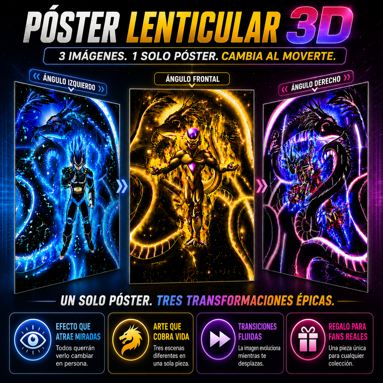 SENKAI™ Póster Lenticular 3D